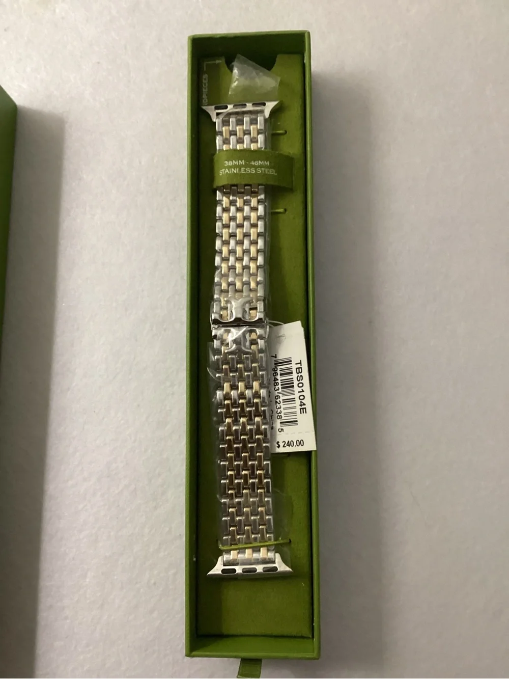 Tory Burch Two-Tone Stainless Steel Bracelet For Apple Watch® 38mm-46mm